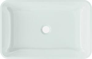 Mexen Megan szklana umywalka nablatowa 56 x 36 cm, biała - 24135630