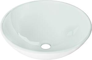 Mexen Mira szklana umywalka nablatowa 42 x 42 cm, biała - 24124230