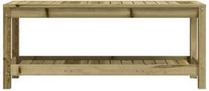 Ławka ogrodowa, 108x35x45 cm, impregnowane drewno sosnowe