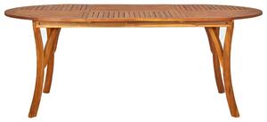 Stół ogrodowy, 201x100x75 cm, lite drewno akacjowe