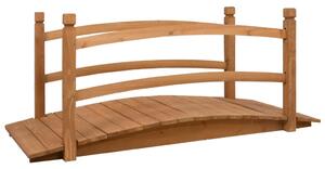 Mostek ogrodowy, 140x60x60 cm, lite drewno jodłowe