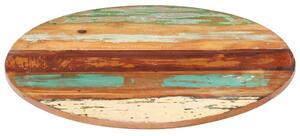 Okrągły blat stołu, 40 cm, 15-16 mm, lite drewno odzyskane