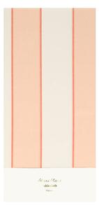 Obrus 137x259 cm Peach Stripe – Meri Meri
