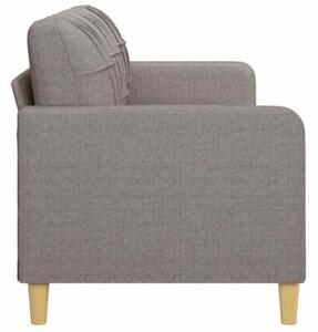 Sofa 3-osobowa, kolor taupe, 180 cm, tapicerowana tkaninÄ