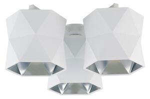 TK Lighting Żyrandol natynkowy SIRO 3xE27/15W/230V biały/srebrny TK3248
