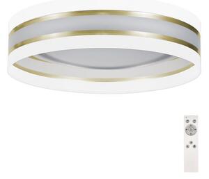 Belis LED Ściemniany plafon SMART CORAL GOLD LED/24W/230V biały/złoty + pilot BE0520
