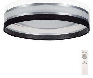 Belis LED Ściemniany plafon SMART CORAL LED/24W/230V czarny/biały + pilot BE0518