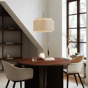 Lampa Wisząca DFTP by Nordlux, Takai, ściemnialny, beżowy, salon, tkanina | tekstylia, design