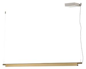 Lampa Wisząca Luceplan, Compendium, ściemnialny, złoty | mosiężny, salon, metal, design