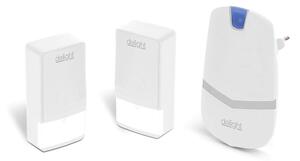 Delight Bezprzewodowy dzwonek do drzwi 230V + 2x przycisk IP44 biały LC3362