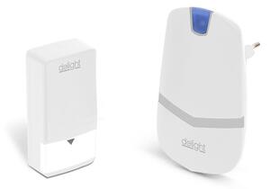 Delight Bezprzewodowy dzwonek do drzwi 230V IP44 biały LC3359