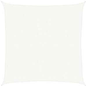 Żagiel przeciwsłoneczny, 160 g/m², biały, 5x5 m, hdpe