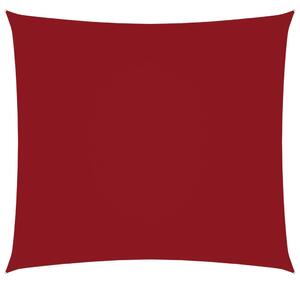 Kwadratowy żagiel ogrodowy, tkanina Oxford, 3,6x3,6 m, czerwony