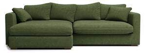 Ciemnozielony narożnik (lewostronny) Comfy – Scandic
