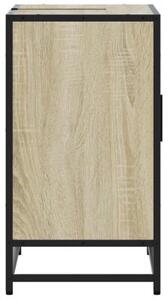 Szafka pod umywalkę łazienkową sonoma oak 65x33x60 cm drewno klejone