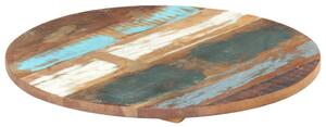 Okrągły blat stołu, 40 cm, 25-27 mm, lite drewno z odzysku