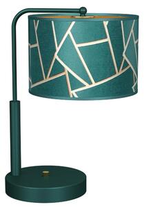 Milagro Lampa stołowa ZIGGY 1xE27/60W/230V zielony/złoty MI1573