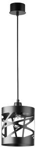 Sigma Żyrandol na lince MODUL FREZ 1xE27/60W/230V śr. 17,5 cm czarny SI0086