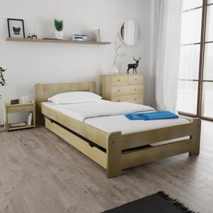 Łóżko Laura 90 x 200 cm, sosna Stelaż: Ze stelażem listwowym elastycznym, Materac: Bez materaca