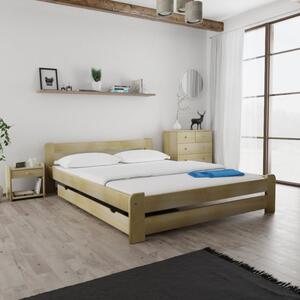 Łóżko Laura 160x200 cm, sosna Stelaż: Ze stelażem listwowym elastycznym, Materac: Bez materaca
