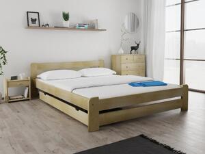 Łóżko Laura 160x200 cm, sosna Stelaż: Ze stelażem listwowym rolowanym, Materac: Bez materaca