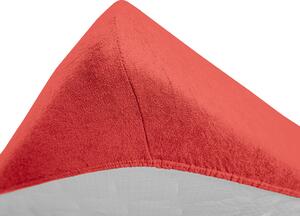 Prześcieradło frotte czerwone 90x200 cm Waga (gęstość włókien): Lux (190 g/m2)