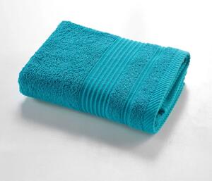Niebieski bawełniany ręcznik frotte 50x90 cm Tendresse – douceur d'intérieur