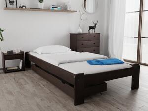Łóżko ADA 90 x 200 cm, orzech Stelaż: Ze stelażem listwowym elastycznym, Materac: Bez materaca
