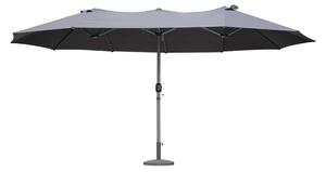 Jasnobrązowy parasol ogrodowy 265x460 cm – Garden Pleasure