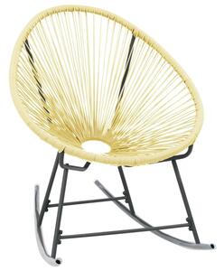 Krzesło ogrodowe acapulco, rattan pe, beżowe