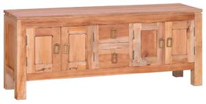 Szafka pod telewizor, 110x30x45 cm, lite drewno mahoniowe