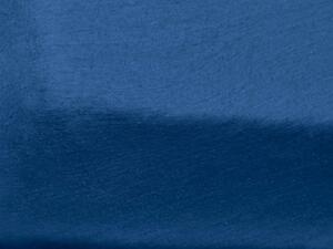 Jersey prześcieradło EXCLUSIVE ciemnoniebieskie 200 x 220 cm