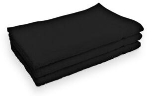 Ręcznik Classic mały czarny 30x50 cm