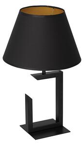 Luminex Lampa stołowa 1xE27/60W/230V 45 cm czarny/złoty LU3396