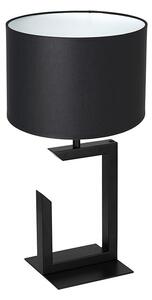 Luminex Lampa stołowa 1xE27/60W/230V 45 cm czarny/biały LU3402