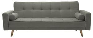 Rozkładana sofa oliwkowoszara NESTOR VELVET