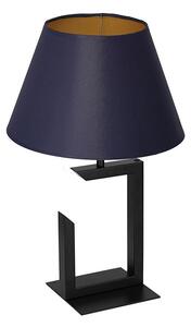 Luminex Lampa stołowa 1xE27/60W/230V 45 cm niebieski/złoty LU3399