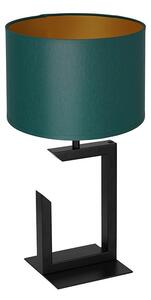Luminex Lampa stołowa 1xE27/60W/230V 45 cm zielony/złoty LU3405