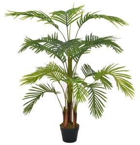 Sztuczna palma z doniczką, zielony, 120 cm