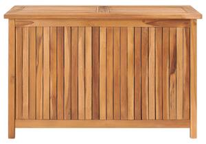 Skrzynia ogrodowa, 90x50x58 cm, lite drewno tekowe