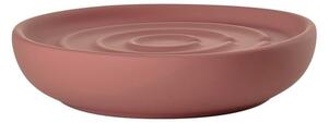 Jasnoczerwona porcelanowa mydelniczka Nova – Zone