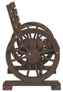 Krzesła ogrodowe, 2 szt., 58x58x78,5 cm, lite drewno jodłowe