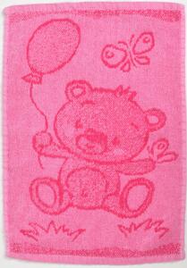 Ręcznik dziecięcy BEBE miś różowy 30x50 cm