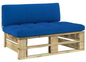 Ogrodowe sofa środkowa z palet, impregnowane drewno sosnowe