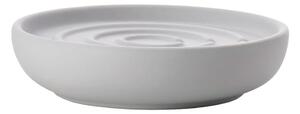 Jasnoszara porcelanowa mydelniczka Nova – Zone