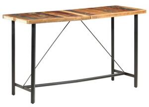 Stolik barowy, 180x70x107 cm, lite drewno z odzysku