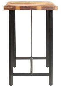 Stolik barowy, 180x70x107 cm, lite drewno z odzysku