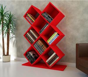 Asir Biblioteczka KUMSAL 129x90 cm czerwona AS1357