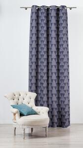 Niebiesko-szara zasłona 130x260 cm Zatapa – Mendola Fabrics