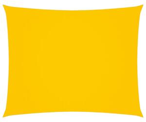 Prostokątny żagiel ogrodowy, tkanina Oxford, 2,5x4 m, żółty